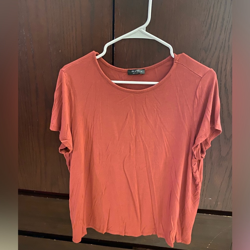 Pink Cropped Tee